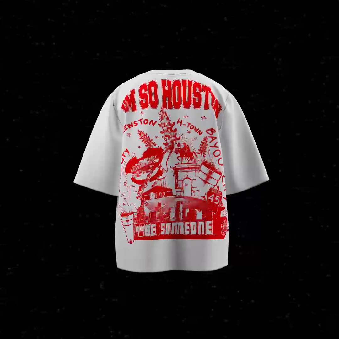 I'm So Houston Oversized Tee